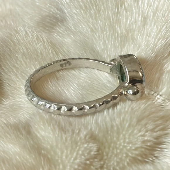 Robin’s Egg Turquoise Sterling Silver Ring (8) - Picture 6 of 6